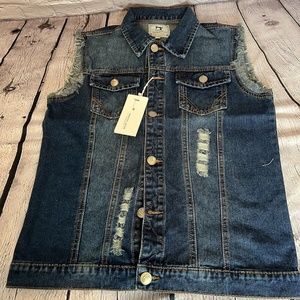 Men’s Denim Vest Size XL